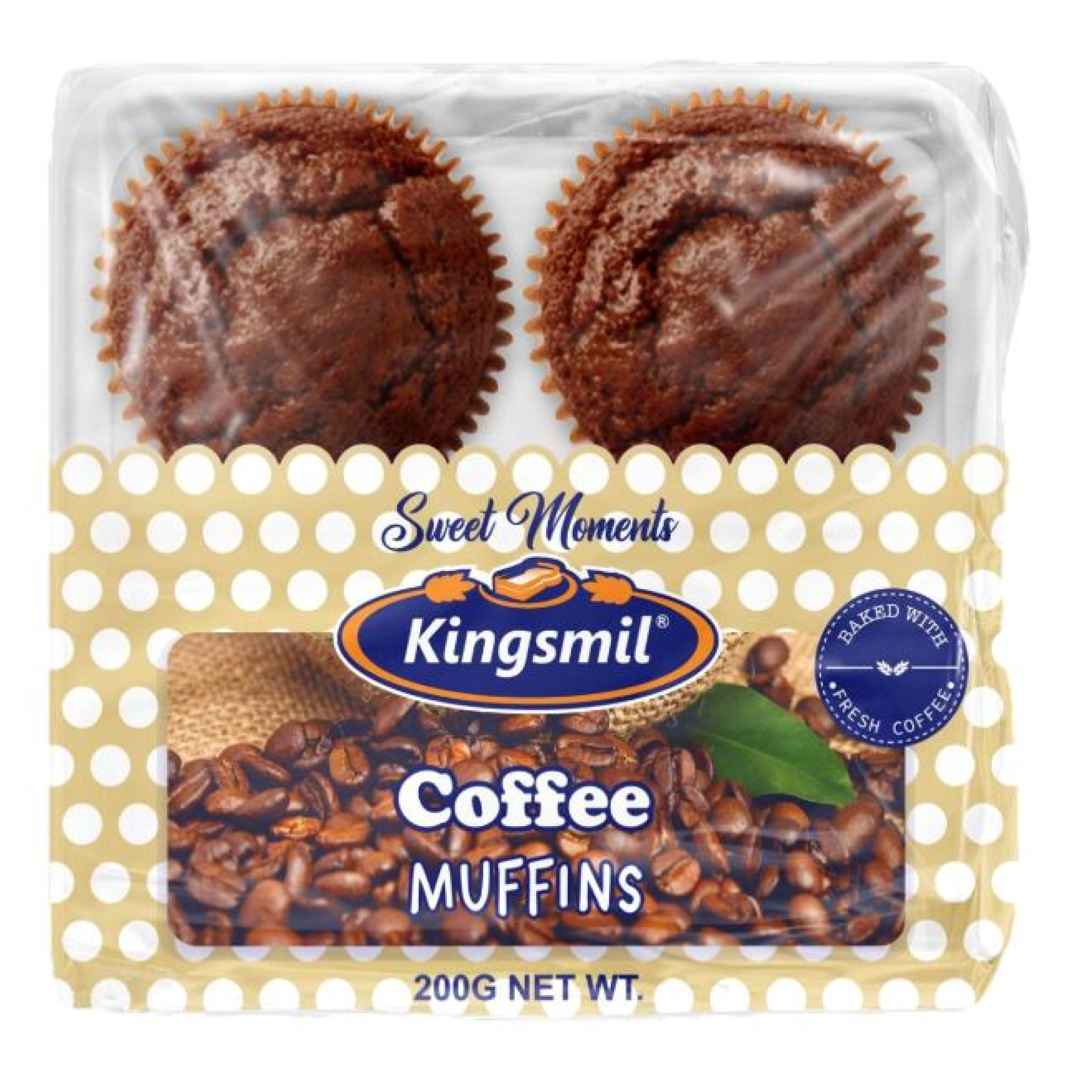 KINGSMIL COFFEE MUFFINS 4S 200G